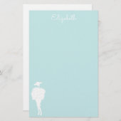 Mint Chic Mode Lady Papier (Voorkant / Achterkant)