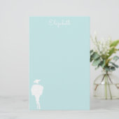 Mint Chic Mode Lady Papier (Staand voorkant)