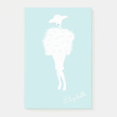 Mint Chic Mode Lady Post-it® notes (Voorkant)