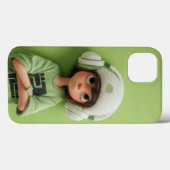 Mint Chill: Aesthetic Boy with Headphones Case-Mate iPhone Case (Achterkant (horizontaal))