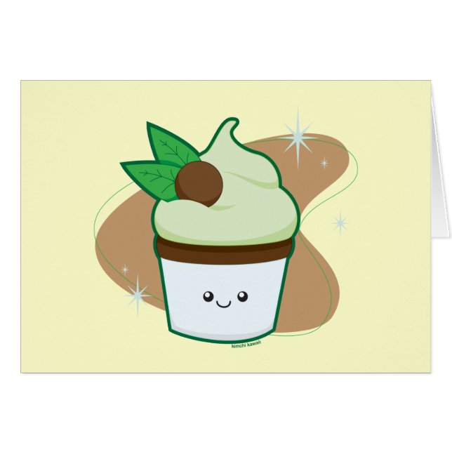 Mint Chip Cupcake (Voorkant Horizontaal)