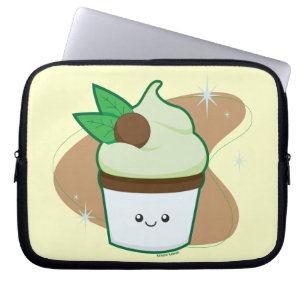 Mint Chip Cupcake Laptop Sleeve