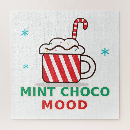 Mint Choco Mood Kerst Bluetooth Luidspreker Legpuzzel (Verticaal)