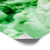 Mint Chocolade Chip Ijs Perfect Poster (Hoek)