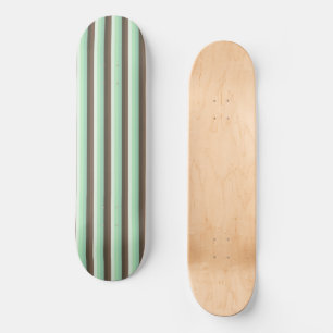 Mint Chocolade Chip Kleur Blok Strepen Skateboard
