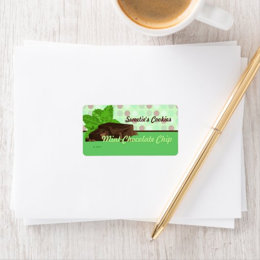 Mint Chocolade Chip Labels (Insitu)