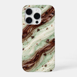 Mint Chocolate Chip Milkshake Marble Design iPhone 16 Pro Hoesje