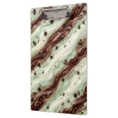 Mint Chocolate Chip Milkshake Marble Design Klembord (Links)