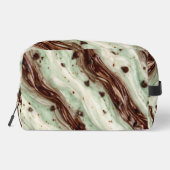Mint Chocolate Chip Milkshake Marble Design Toilettasje (Achterkant)