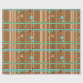 Mint Chocolate Geometry Cadeaupapier (Vlak)