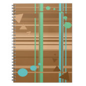 Mint Chocolate Geometry Notitieboek (Voorkant)