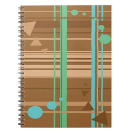 Mint Chocolate Geometry Notitieboek