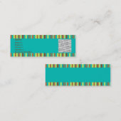 Mint Chocolate-profielkaart Mini Visitekaartje (Voorkant / Achterkant)