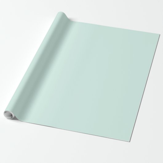 Mint Cloud Cadeaupapier (Uitgerold)