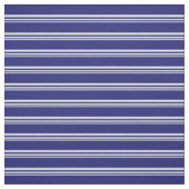 Mint Cream en Midnight Blue Lined Pattern Stof (Swatch)