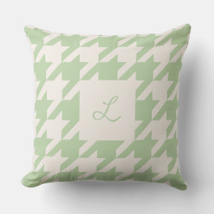 Mint Cream Monogrammed Sierkussen