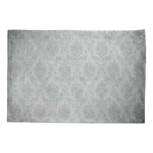 Mint Damask Monogram Kussensloop (Achterkant)
