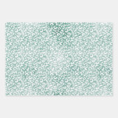  Mint Dierenprint Inpakpapier Vel (Voorkant)