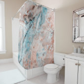 Mint Emperador marble onyx Douchegordijn (In situ)