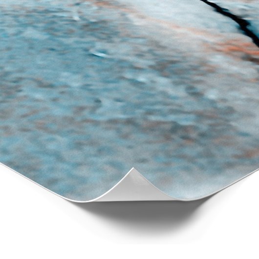 Mint Emperador marmer, aquakalksteen Poster (Hoek)