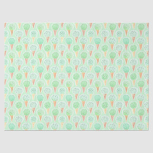 Mint en Chip Ice Cream Kegelpatroon Tissuepapier