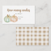 Mint en perkamentpompoen hoeveel eenheden er zijn informatiekaartje (Voorkant / Achterkant)