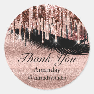 Mint Eyelashes Extension Makeup Roos Blush Drivers Ronde Sticker