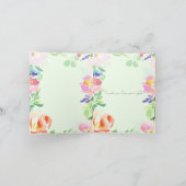 Mint Floral Bedankt (Binnen)