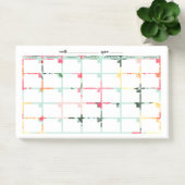 Mint Floral niet-gedateerd kalender Post-it® Notes (Kantoor)