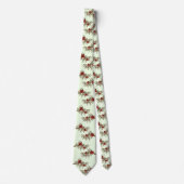 Mint Funny Ladybug Couple voor man Stropdas (Voorkant)