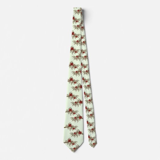 Mint Funny Ladybug Couple voor man Stropdas (Voorkant)
