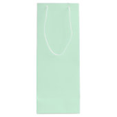 Mint Gift Bag Wijn Cadeautas (Achterkant)