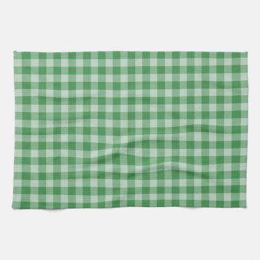 Mint Gingham Theedoek (Horizontaal)