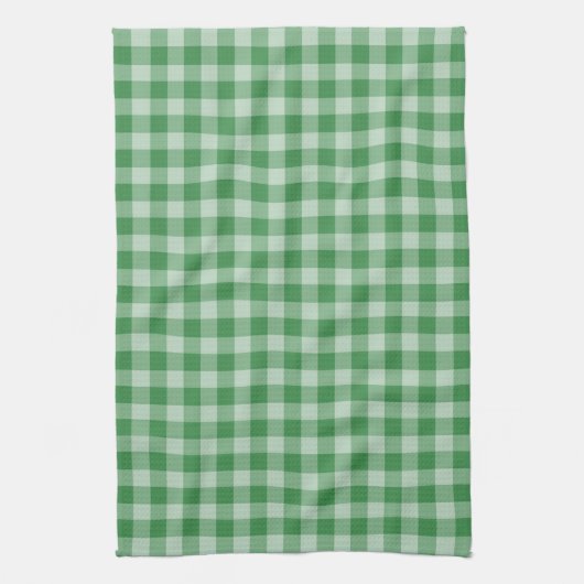 Mint Gingham Theedoek (Verticaal)