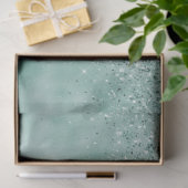 Mint Glam Glitter Tissuepapier (Geschenk)