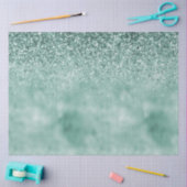 Mint Glam Glitter Tissuepapier (Craft)