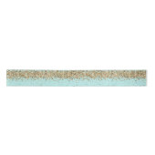 Mint Gold Sparkle Glitter Lint (Voorkant)