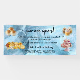 Mint & Gold Whisk Bakery Business ReOpening Spandoek