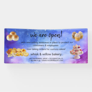 Mint & Gold Whisk Bakery Business ReOpening Spandoek