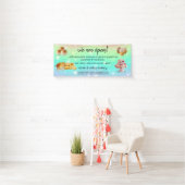Mint & Gold Whisk Bakkerij Business Heropening gro Spandoek (Insitu)