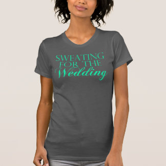 Mint & Gray Zweten Voor De Bruiloft. Singlet T-shirt