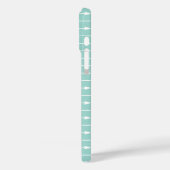 Mint Green Arrows Pattern Case-Mate iPhone Case (Achterkant / Links)