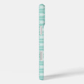 Mint Green Arrows Pattern Case-Mate iPhone Case (Achterkant / Rechts)