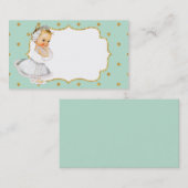Mint Green Baby Princess Visitekaartje (Voorkant / Achterkant)