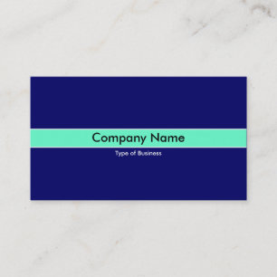 Mint Green Band - Donkerblauw Visitekaartje