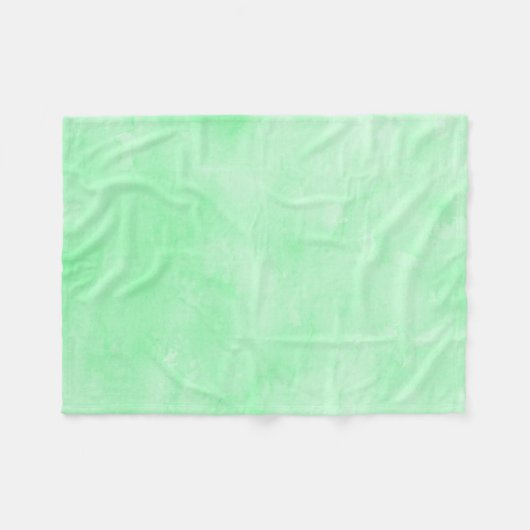 Mint Green Batik Lovely Cloudy Sky Fleece Deken (Voorkant (Horizontaal))