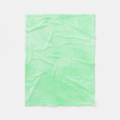 Mint Green Batik Lovely Cloudy Sky Fleece Deken (Voorkant)