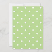 Mint Green Bridal Luncheon Invitation Kaart (Achterkant)