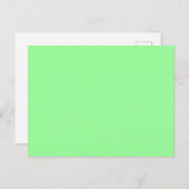 Mint Green Briefkaart (Voorkant / Achterkant)