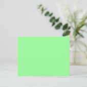 Mint Green Briefkaart (Staand voorkant)